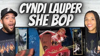 SO FUN!| FIRST TIME HEARING Cyndi Lauper -  She Bop REACTION