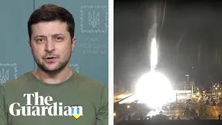 Zelenskiy accuses Russia of 'nuclear terrorism' after fire at power plant