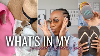 my current favorite✨SUMMER ESSENTIALS✨| what's in my beach bag? | Andrea Renee