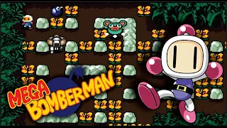 Mega Bomberman Longplay l Sega Genesis (Mega Drive).