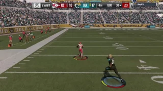 Madden NFL 17. Running up the score.