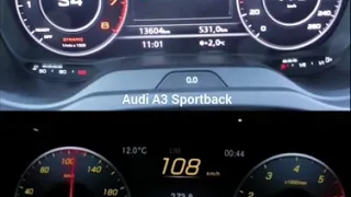 Audi A3 Sportback 1.5 TFSI 150 HP VS Mercedes-Benz A200 1.3 Turbo 163 HP