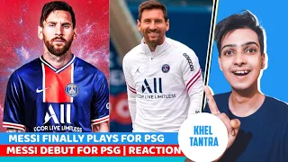 MESSI DEBUTS FOR PSG LIVE REACTION | PSG VS REIMS | MESSI FINALLY PLAYS FOR PSG