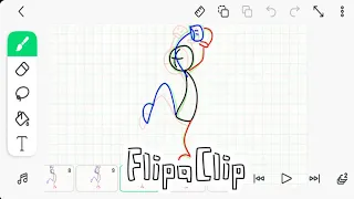 Flipaclip - Ball throw exageration Animation drawing practice