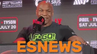 MIKE TYSON NOT FEELING THESE REPORTERS:” WHAT DID YOU JUST CALL ME?”