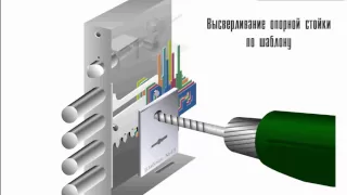 Методика взлома сувальдного замка путем высверливания опорной стойки