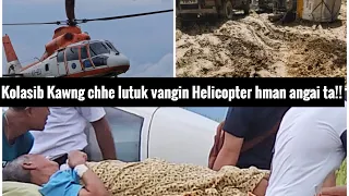 A zahthlak tak zet!!- Damlo ten Helicopter hial an hmang ta!! 😰😨