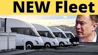 BREAKING! Tesla Unveils NEW Fleet of Tesla Semi Trucks And The Last Seems Different