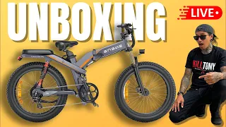 ENGWE X24 FOLDING FAT TIRE Electric Bike: LIVE Unboxing, Assembly & Q&A | 1200W Peak 93-Mile Range