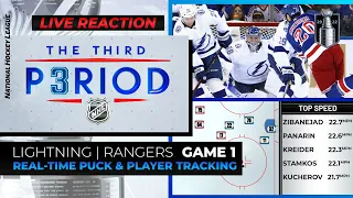 Tampa Bay Lightning vs New York Rangers Game 1| Third Period Live Show | NHL Playoffs 2022