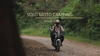 Solo Moto Camping In Tropical Rain Forest | Nature Sounds | ASMR | Ep.1