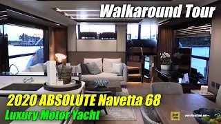 2020 Absolute Navetta 68 Luxury Yacht - Walkaround Tour - 2019 FLIBS