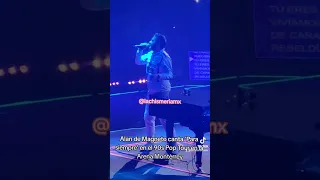Alan de Magneto canta 'Para siempre' en el 90s Pop Tour en la Arena Monterrey