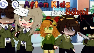 Afton Kids go to SCHOOL {} Part 1 {} Gacha Club FNaF