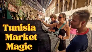 We Love Tunisian Markets 🇹🇳 | 2023 Tunisia Honeymoon Travel Vlog 4K