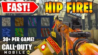 How to get INSANELY FAST Hip Fire Kills in CoD Mobile Season 9! 30+ Per Game! Call of Duty Mobile