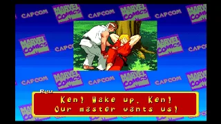 Marvel Super Heroes Vs. Street Fighter - Ken Ending (PlayStation) (4K60fps)