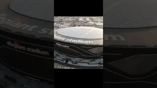 Drone test over Allegiant Stadium in Las Vegas #drone #raiders #aviation #flying