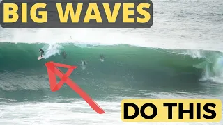 How To Surf Big Waves & Overcome Fear | Surf Lesson