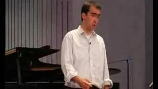 Masterclass Christoph Prégardien -  Schubert