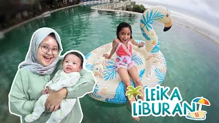 LEIKA KE PANTAI PARANGTRITIS JOGJA 😍BUNDA LIBURAN BARENG ADIK BAYI LEXIE AJAK RENANG DI HOTEL