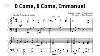 O Come, O Come, Emmanuel | Easy Piano Christmas Sheet Music