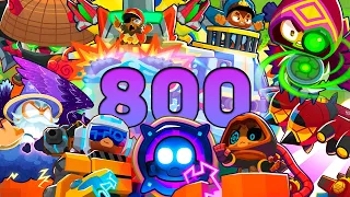 Создал 8 Парагонов 100-й СТЕПЕНИ за одну игру!! | Bloons TD 6 | Новая тактика создания ПАРАГОНОВ!