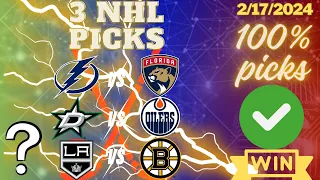 Saturday nhl picks today NHL Today Picks & Predictions  2/17/24 | 3 Picks in 4 Minutes