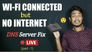 🔴Live proof | How to Fix WiFi Connected but No Internet access |