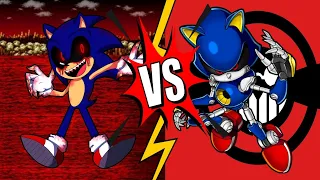 Metal Sonic vs Sonic.Exe (Exetior)
