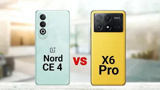 OnePlus Nord CE 4 vs Poco X6 Pro