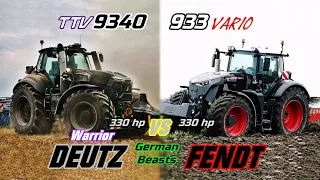 Deutz WARRIOR 9340 TTV VS FENDT 933 Vario [Power/Size/Performance/Innovations Comparison] 2022