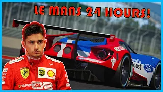 CHARLES LECLERC RACING ON LE MANS 24 HOURS EVENT!
