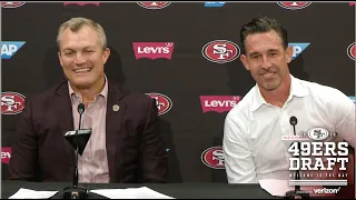 John Lynch and Kyle Shanahan Recap Day 2 of the 2024 NFL Draft | 49ers