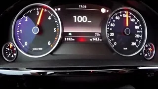 Volkswagen Touareg V6 TDI 204 HP 0-100 km/h acceleration