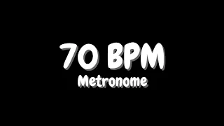Metronome - 70 BPM (1 Hour Playtime)