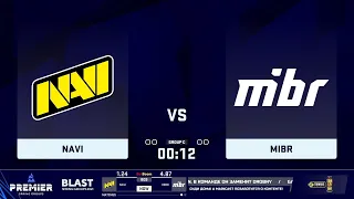 🔴  LIVE  На Русском   NAVI vs MIBR  BO3 | BLAST Premier: Spring Groups 2021