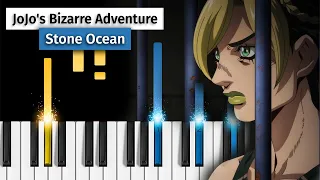 Piano Tutorial -JoJo's Bizarre Adventure: STONE OCEAN - Opening Theme