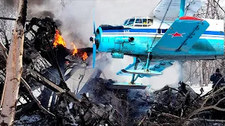 Крушение самолета Ан-2 на Камчатке в районе села Коряки