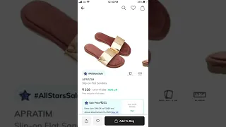 AJIO Flat Sandals Under Rs.220/-||All Stars Sale||Ajio Flat Haul||Affordable Sandals From AJIO