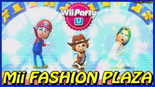 Wii Party U - Mii Fashion Plaza 🎵 Alex vs Jialan vs Patricia vs Cristina (Eng Sub) 🎵  AlexGamingTV