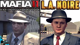 Mafia 2 vs. LA Noire - Remaster/Definitive Battle - Direct Comparison Side-by-side (PS4)