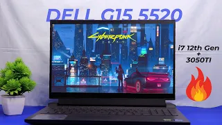 Dell G15 5520 | Intel i7 12th Gen 12700H RTX 3050ti Review | Dell G15 2022 Gaming Laptop Review