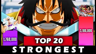 Top 20 Strongest One Piece Characters power levels - One Piece Power Levels - SP Senpai 🔥