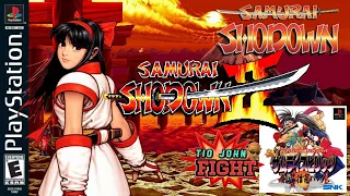 IPPON!! SAMURAI SHODOWN 1 & 2 de PS1 (Tio John Fight) EP.335