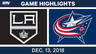 NHL Highlights | Kings vs. Blue Jackets - Dec 13, 2018