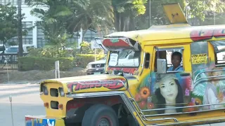 Scenes from the jeepney transport strike in Metro Manila