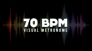 70 BPM Metronome (Visual Metronome / Click Track)