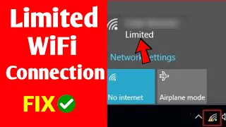 How To Fix Limited Wifi Connection Problem in Windows 10