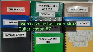 Guitar lesson #7: I won't give up by Jason Mraz (turn on Subtitles/CC)